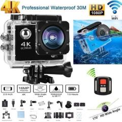 4K Sport Camera Ultra HD 1080P Sports WiFi Remote Controller Cam Action Camera DV Video Recorder