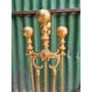 4 piece Brass Fireside Companion Set KAS536 Image 5