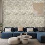 NEW SALE | Stone Brick Wallpaper Peel and Stick 3D Effect Blocks Vintage Brick Faux Textured Self-Adhesive Wallpaper Kitchen Cabinets Backsplash Fireplace Laundry Image 5