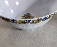 Large Serving Bowl Porcelaine Jacques Coeur France Un Jardin  En Plus Paris Specials Lave Vaisselle Dishwasher Proof Decor Prunelle