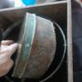 Antique Large Ships Nautical Compass, models were produced by firms like Francis M. Moore Dublin & Belfast active 1854 to 1894 or Henry Hughes & Son of London., as indicated by the style of the compass rose  Stage or Movie Props Image 5