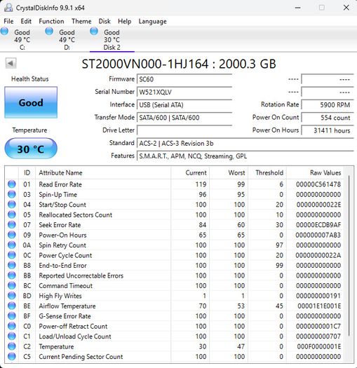 3.5" Hdd 2tb