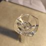 Lead Crystal Bud Vase from Cristal de arques in geometric pattern Image 6