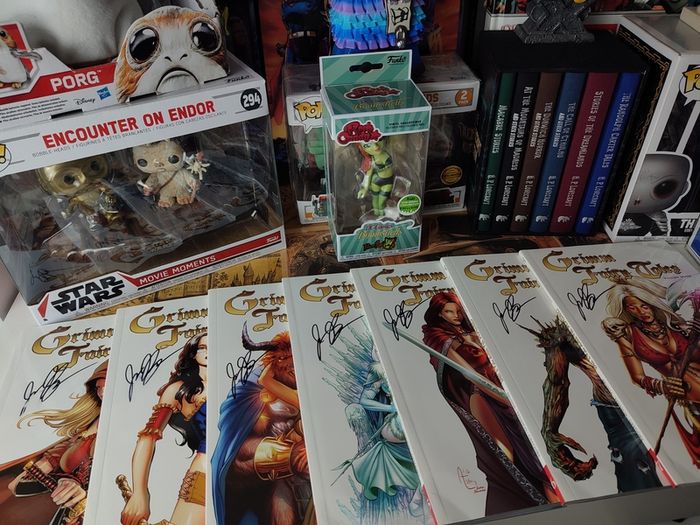 Grimm Fairy Tales ! Vol 1-7 ! SIGNED by Joe Tyler and Ralph Tedesco ! AUTOGRAPH ! by Zenoscope Entertainment !