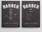 Barber shop menu boards price list boards prints on pvc board