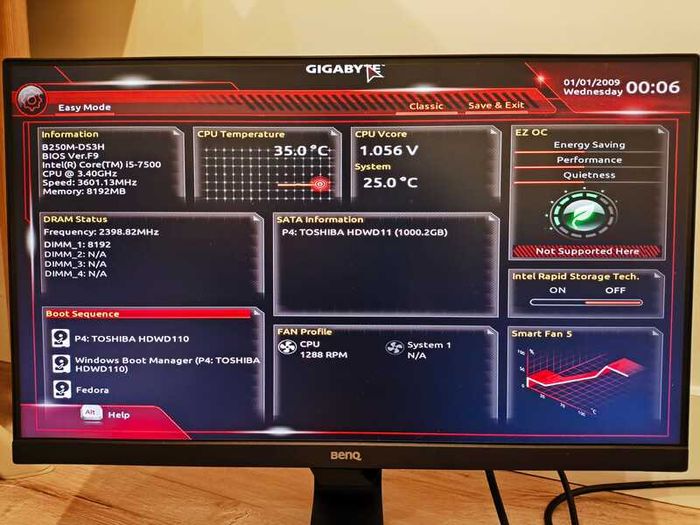 Budget PC / Home Office Tower (Intel i5-7500 / 8GB RAM / 1TB HDD / Linux Mint)