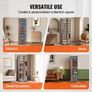 Media Storage Cabinet, Rotating Media Tower, Holds up to 1040 CDs, Protects & Organizes Music, Movie, Video Games or Memorabilia Image 6