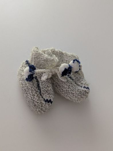 Wool baby boots 3 months