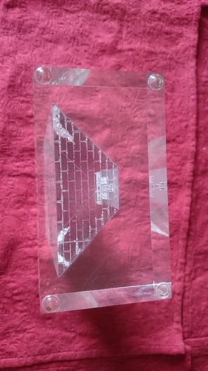 8.25 Inches Tall La Giralda Bell Tower Glass Prism