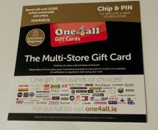 One4all Gift Card 500 Euro