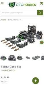 warhammer terrain set sewage/ruin city