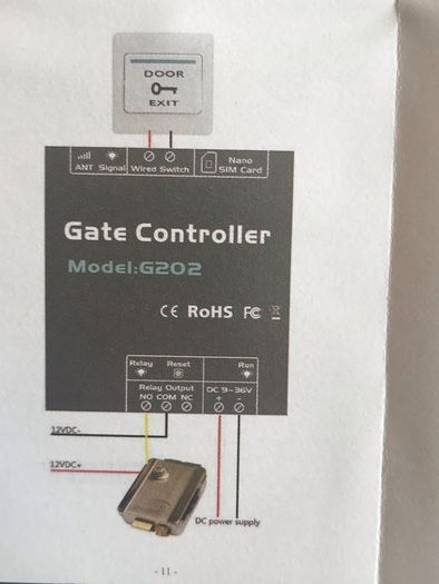 GSM Gate Opener GSM Gate and door open Opener  Controller GSM Door Opener Relay Switch Free Call Mobile Phone Remote for Garage Doors Shutters etc 5 euro extra for wire Plastic Exit Button