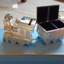 New Bridge silverware Silver Train Money Box Tooth & Curl Image 2