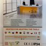 Infrared panel heating under desk "Sale" price now Image 2