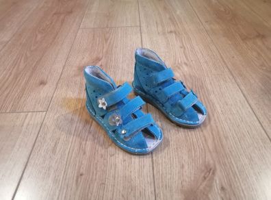 Danielki Rehabilitation prophylactic slippers/sandals (size EU22/UK5.5) [Turquoise]