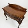 Early 20th Century Bow Fronted Side Table with Gallery Image 3