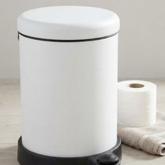 QUICK SALE (BARGAIN): White Pedal Bin | Bathroom/Toilet Bin - Excellent Condition (Collection D13)