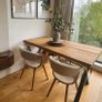 Solid Oak Dining Table Image 5