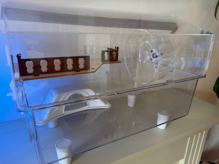 Hamster Cage with Wheel and Accessories