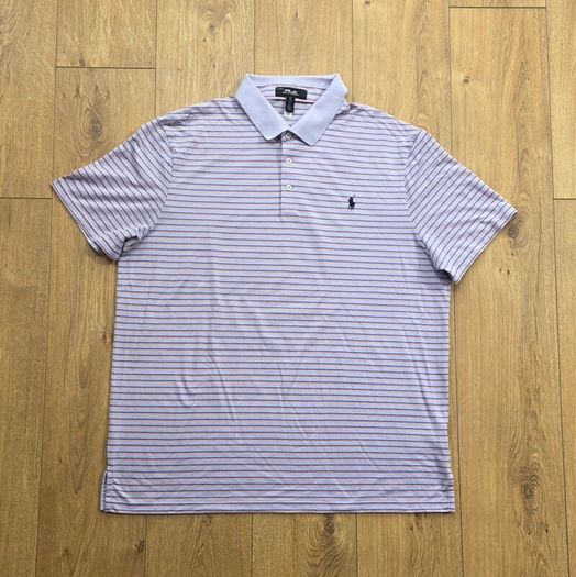 Ralph Lauren RLX Golf Striped Polo Shirt Size 2XL