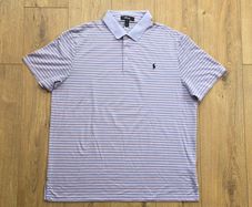 Ralph Lauren RLX Golf Striped Polo Shirt Size 2XL