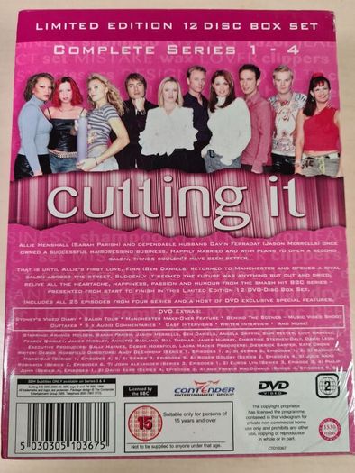 Dvd Cutting It Boxset Complete Series 1 To 4  Brand New Sealed