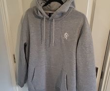 gym king grey hoody XL