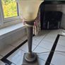 Lamp Vintage Marks&Spencers verdigris Torque Table lamp Image 6