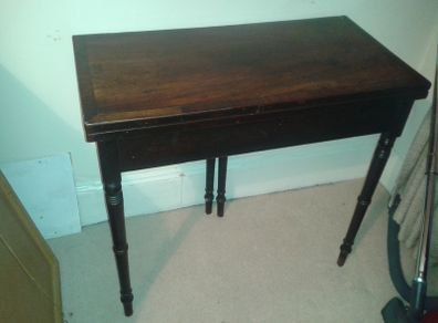 Victorian Mahogany Card Table