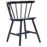 5 Piece Dining Set Solid Rubber Wood Black Image 8