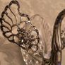 Silver and Cut Glass Swan Trinket Holder Image 10
