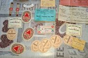 A Lot of Old Label's Cards Teabag etc. sold as a lot, Postage Available or Collection