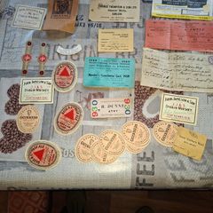 A Lot of Old Label's Cards Teabag etc. sold as a lot, Postage Available or Collection