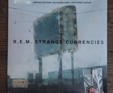 R.E.M. - Strange Currencies 7" sleeve only (with badge)