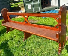 Benches pews garden or wedding seating