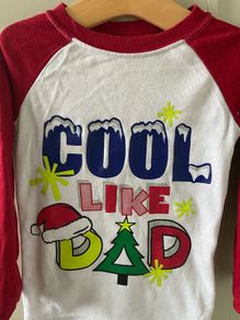 Cool Like Dad christmas Pjs 3T