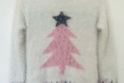 Fluffy Christmas jumper size UK8