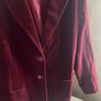 Wine velvet Jacket Image 4