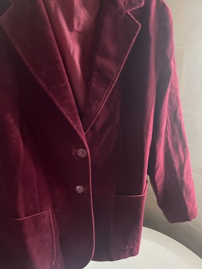 Wine velvet Jacket