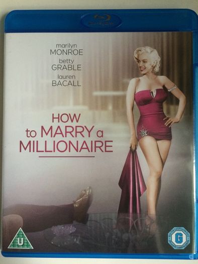 How To Marry A Millionaire [1953] Marilyn Monroe, Betty Grable & Lauren Bacall [Blu-ray Movie]