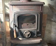 Wood Burning Stove & Flue