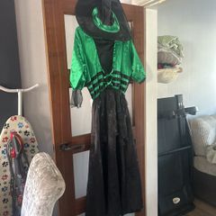 witch dress and hat