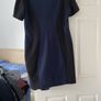 navy and black dress Image 3