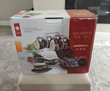Aughri. Tea set with metal stand