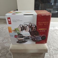 Aughri. Tea set with metal stand