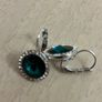 Green Stone Earrings Image 2