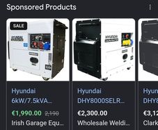 Hyundai silent generator (diesel)