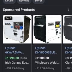 Hyundai silent generator (diesel)