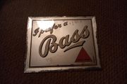 Rare early Bass mirror antique 19th century