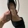 Sandals Tamaris Suede Leather Black Image 4